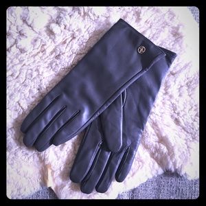 Leather Cashmere Gloves